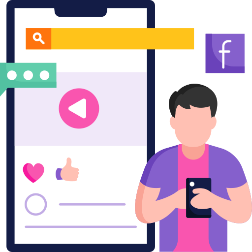 Social Media Automatisierung Icon